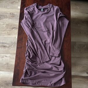 Vuori Long Sleeve Ruched Dress